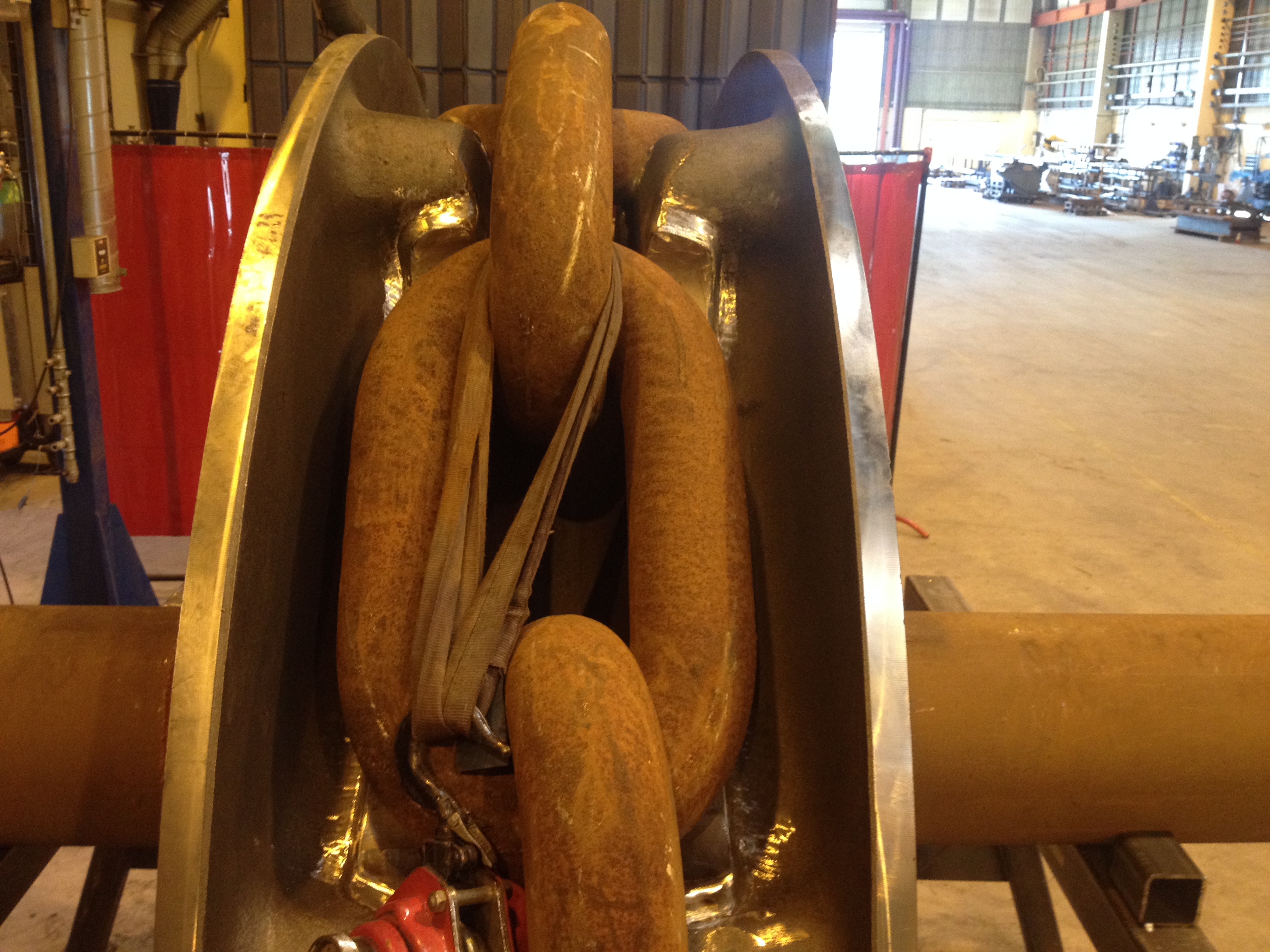 Large offshore fairlead assembly