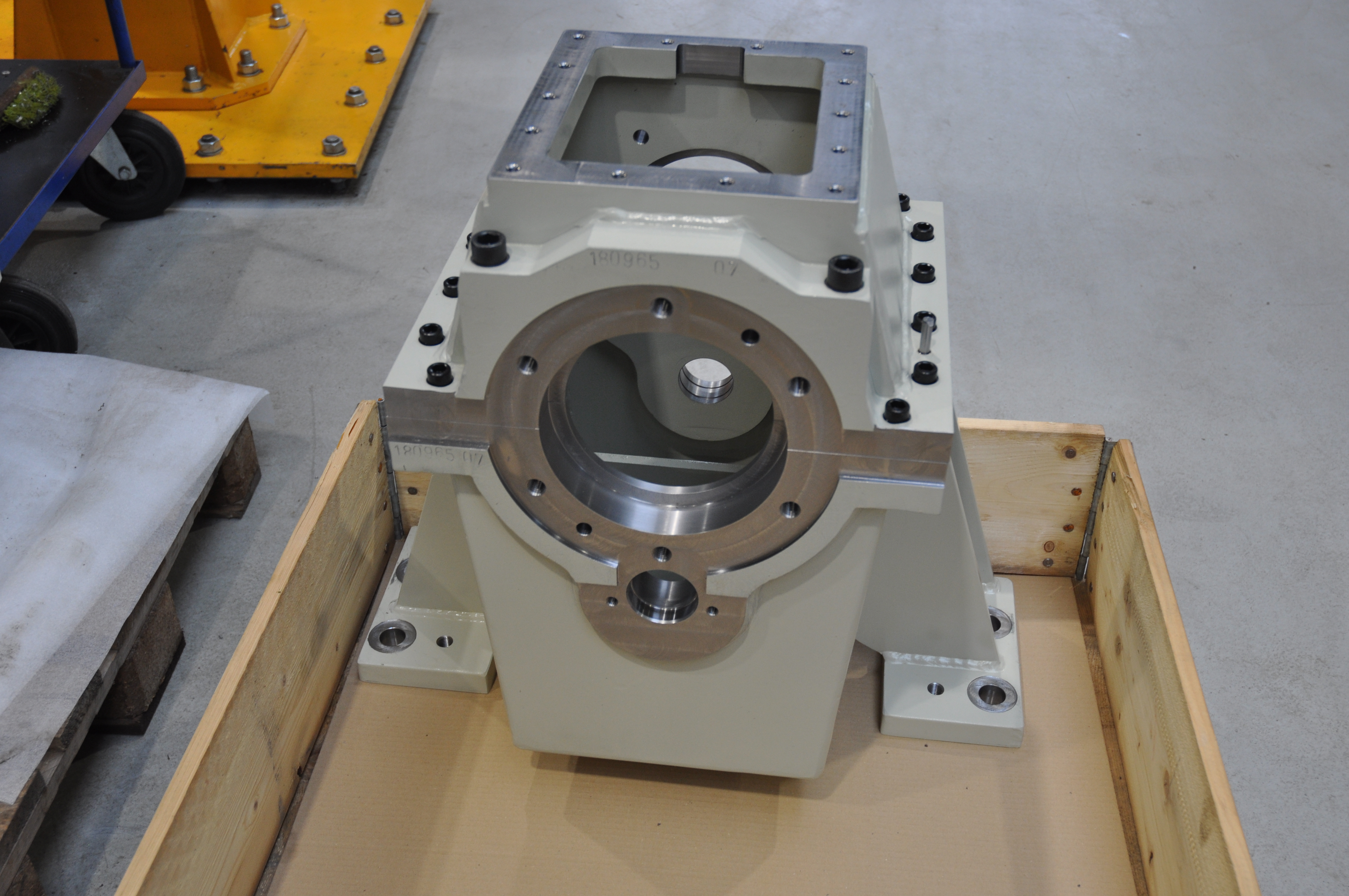 Finished machined gear housing